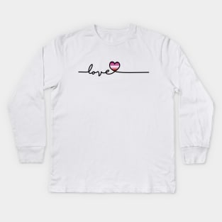 LGBT Love Kids Long Sleeve T-Shirt